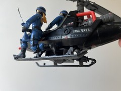 G.I Joe Cobra FANG Winch Add-On Helicopter 3D Printed Custom