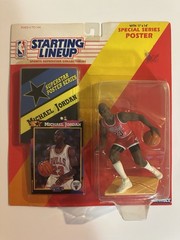 1992 Michael Jordan Starting Lineup Figure, Card & Poster Factory Sealed