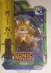 Sonic the Hedgehog 35th Anniversary Tails 2.5 Inch Figure New in Pack In Stock