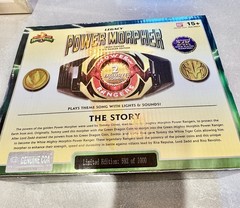 RARE Autographed Legacy Power Morpher Green/White Ranger Jason David Frank COA