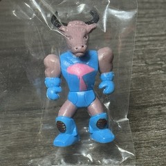 Animal Robot Fighter Transmegator #9 Tauratron Blue Bull Figure Battle Beasts KO