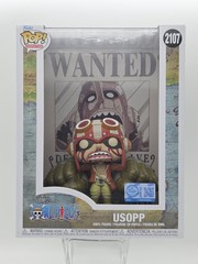 Funko Special Edition Pop Usopp #2107 Wanted Poster One Piece Animation Vinyl