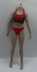 1/6 Female Flexible Seamless Doll Body For 12″ Greyish Posable Action Figure A