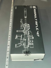 1/6 Scale Modern Era ASSAULT RIFLE 417 Weapons Set – NIB Easy and Simple Set F –