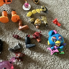FNAF Funko Action Figure Lot For Parts Marionette Foxy Pigpatch Orville Mixed