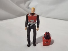 Vtg Kenner MASK Rhino Matt Trakker Figure w/ Ultra Flash Long Helmet