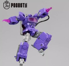 Pocket Toys PT03 Shockwave Decepticon G1 IDW D9X 3.5in Transformers Figure