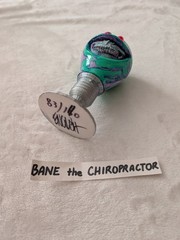Ron English 3D Printed 1 of 1 Crypto Light Cult Light Bulb Skull Face