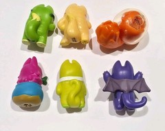Lot Of 6 Lost Kitties Toy Figures Bowley Professor Purkins Francis