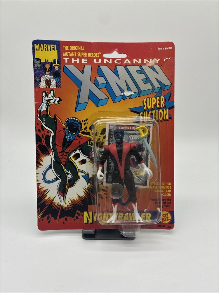 Toy Biz “Nightcrawler” The Uncanny X-Men 1991 Super Suction NOS