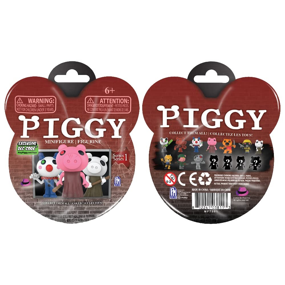 Piggy Minifigure 3 Inch Mystery Pack Collect All 14 Series 1 Collectable Toy