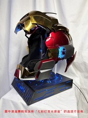 Iron Man Helmet MK17 Cosplay Mask Wearable 1:1 Voice Control Prop English Ver.