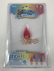 World’s Smallest Good Luck Troll Pink Hair Mini Figure