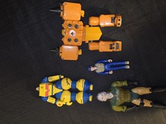 Vintage 80s 90s Action Figure Lot Inhumanoids Transformers Kenner Aliens Parts