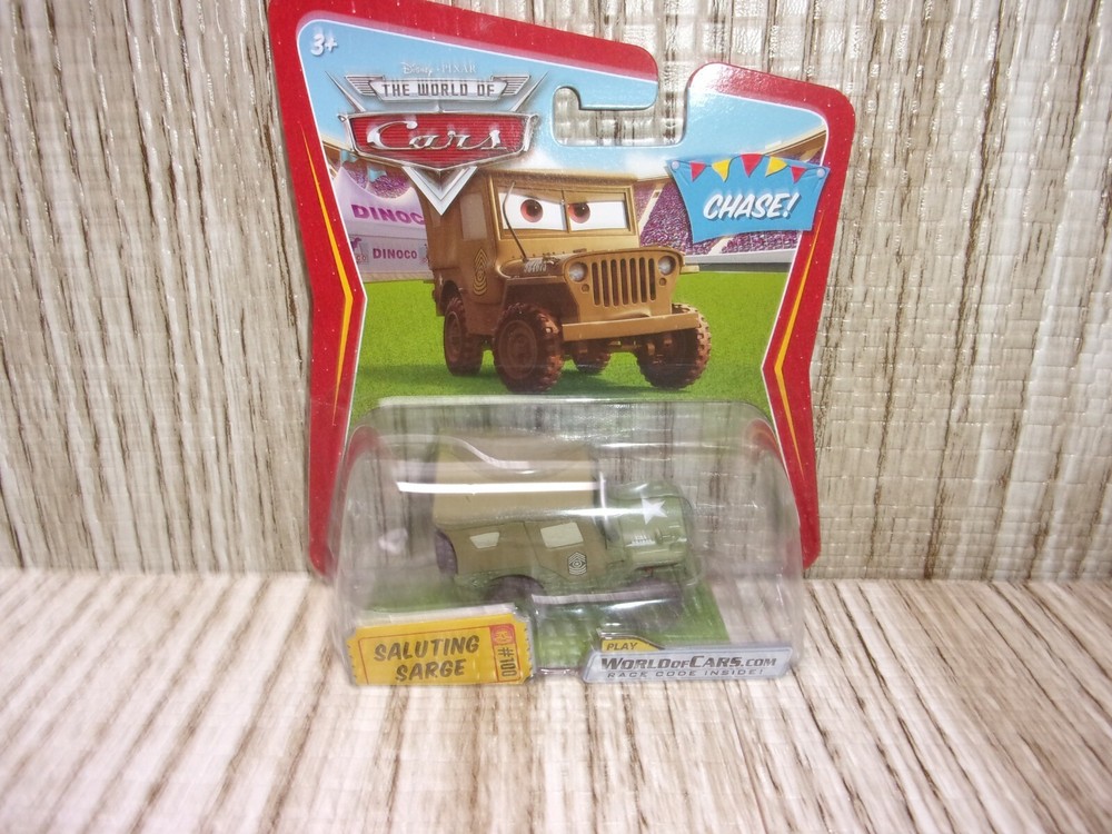 Disney Pixar Cars SALUTING SARGE CHASE