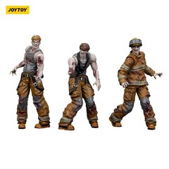 JOYTOY 1:25 action figures Dark Source Zombie Figure Firefighters