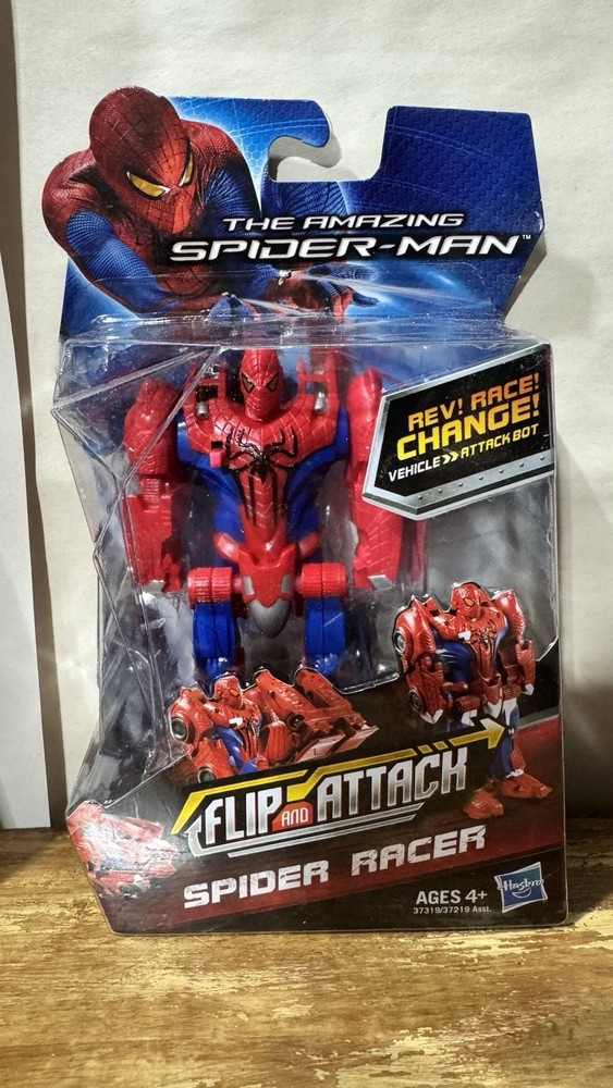 SPIDER RACER The Amazing Spider-Man Flip And Attack 2011 Hasbro Action Figure