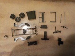 Revell 1956 Army Combat Team Gift Set-mostly complete w bonus stuff!!