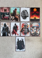 Star Wars Signs- Your choice -Limited Stock- Metal Signs- New-8×12