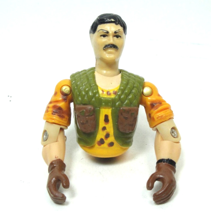 Vintage GI Joe 1986 Claymore Torso Special Mission Brazil Original Hasbro Parts