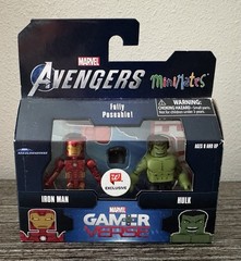 Iron Man & Hulk Marvel Minimates Gamer Verse Walgreens Exclusive Avengers