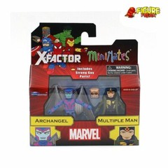 Marvel Minimates Series 78 X-Factor Complete Set w/ Strong Guy Build-A-Figure