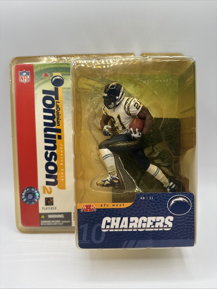 2004 McFarlane Ladainian Tomlinson Chargers White jersey