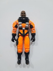 Gi Joe Star Brigade Roadblock V7 Silver Grenade Variant Figure 3.75 Great Shape