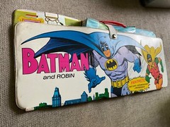 Batman & Robin 1973 Playset Ideal w/ 18 Figures 17 Bases Vtg See Pics Incomplete