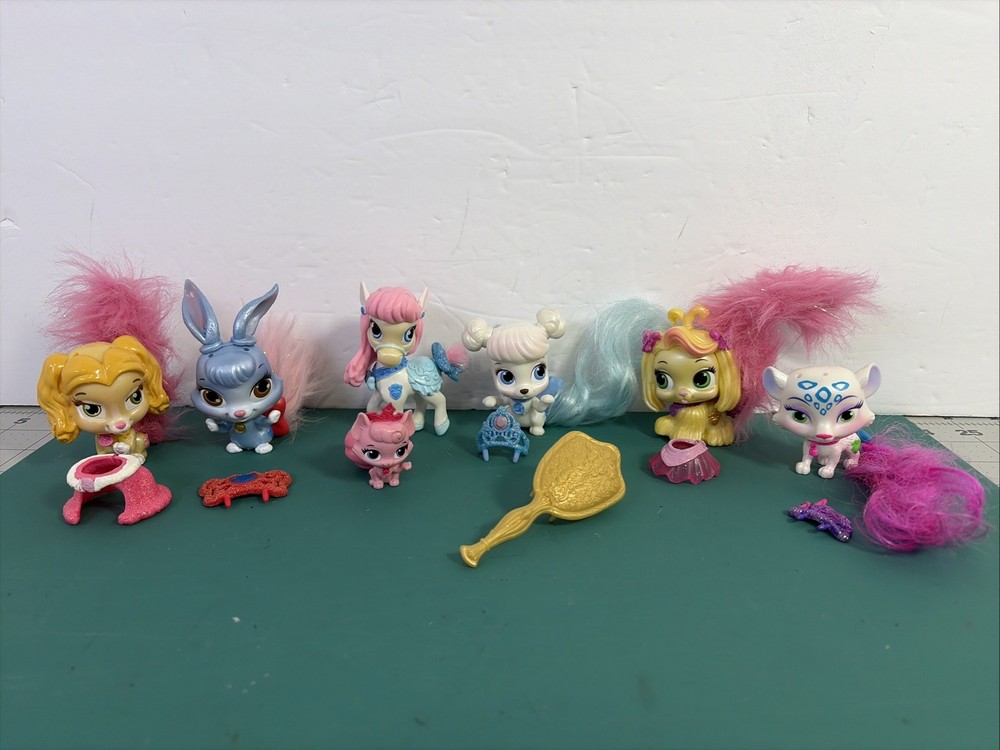 Disney Palace Pets Figure Lot Pony Bunny Puppy Kitty Deer Accessories