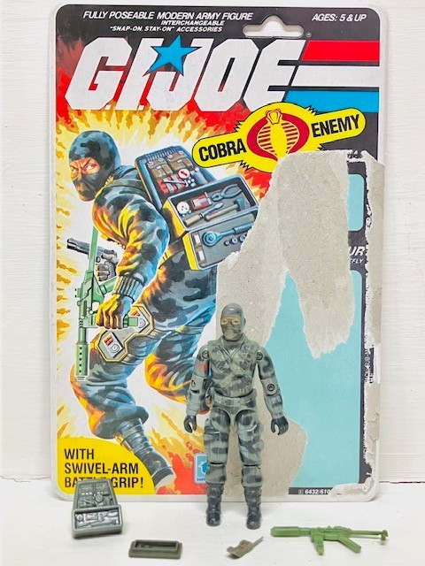 GI Joe 1984 Firefly v1 Complete Tight Full Card Back Vintage Hasbro ARAH