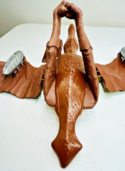Vintage MOTU Turbodactyl Near Complete But Broken Head – Original Wings & Comic