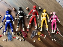 Hasbro Mighty Morphin’ Power Rangers Lightning Collection Loose Lot x5 MMPR OG