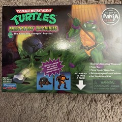 PlaymatesToys Mutatin’ Donnie Action Figure Donatello Sealed