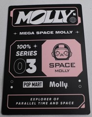 Pop Mart Mega Space Molly 100 Series 3 Peach 2016 Opened To Identify