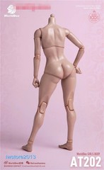 US Worldbox 1/6 AT202 Suntan Skin Plump Hip 12″ Female Action Figure Body Toys
