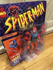 SCARLET SPIDER Hasbro 2024 Marvel Legends Spider-Man Retro Card 6″ Figure MOC