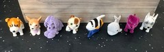 Puppy, Kitty, Pony In My Pocket Mixed Lot D 15 Fuzzy/Felt Figures NEW