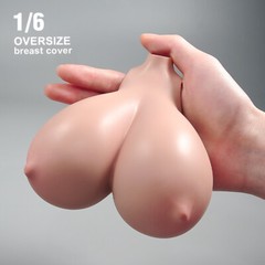 1/6 Female Suntan Super Huge Breast Kits Cover Model Fit 12”PH TBL Figure Body
