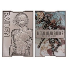 Metal Gear Solid 2 Raiden Limited Edition Embossed Metal Ingot