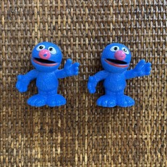 Sesame Street Workshop Hasbro Lot of 15 3″ Plastic Figures (Assorted) 2013-2018