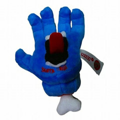 SANTA CRUZ × NICI Screaming Hand Soft Toy & Keychain Blue Polyester JAPAN NEW