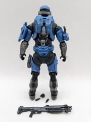 Mcfarlane 2010 Halo Reach Blue Spartan Hazop Adult Owned Complete NM+