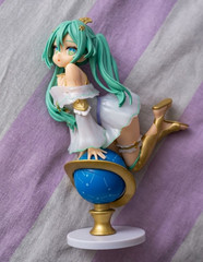 17cm Glittering Star ver. Hatsune Miku Anime Figure Kawaii Globe Girl Action Fig