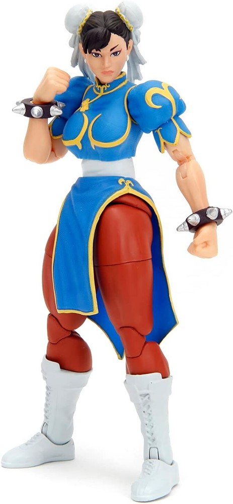 Street Fighter II Chun Li Official 6″ Action Figure Toys for Kids and Adults