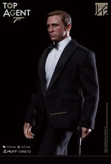 MUFF 007 Agent Killer 1/12 Action Figure Suit Clothes Gray suit & Head Body 2026