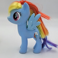 Lot of 4 My Little Pony 2016 Hasbro 6″ FLUTTERSHY APPLEACK RAINBOW DASH PINKIE