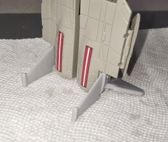 1985 SUPER GOBOTS TONKA LEADER ONE JET AIRCRAFT TAIL FIN Repair Parts SET