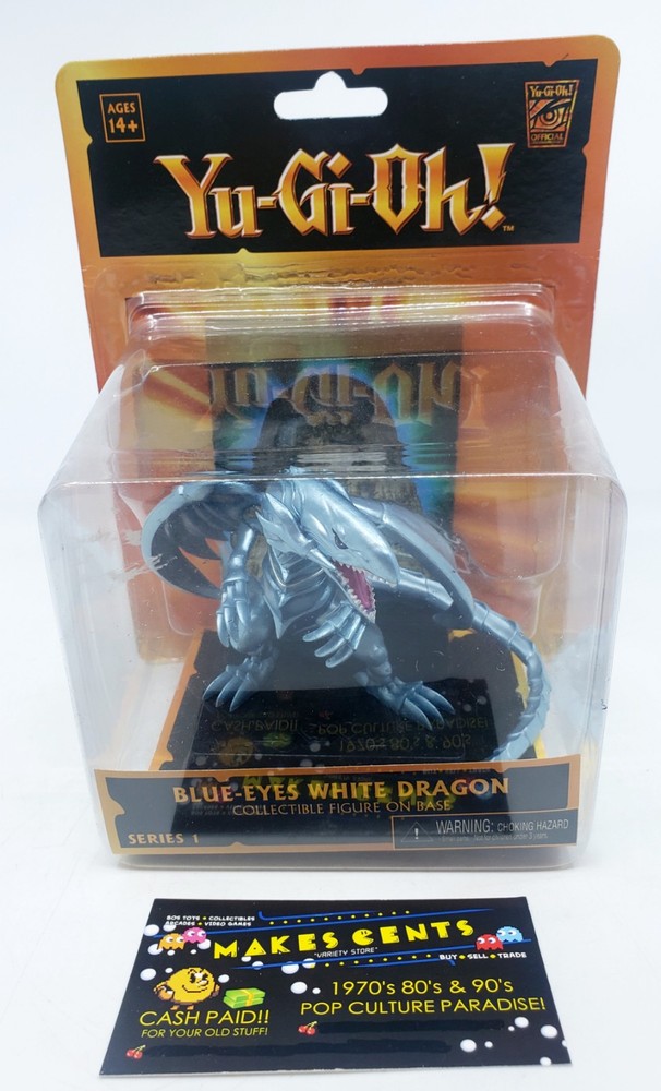 2013 NECA Yu-Gi-Oh! Blue Eyes White Dragon Diorama Minifigure 3-4″ – [NEW]