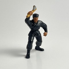 GUTS! Aikido Force Action Figure Toy VTG 1986 Mattel G.U.T.S. Soldier 3.5” C17